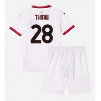 Maglie da calcio AC Milan Malick Thiaw #28 Seconda Maglia Bambino 2024-25 Manica Corta (+ Pantaloni corti)